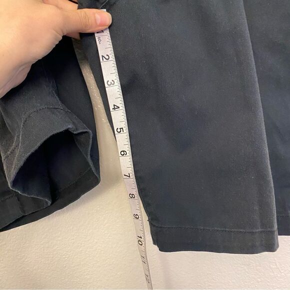 VOLCOM black weathered skater Chino shorts 10” - 34 - Picture 10 of 10